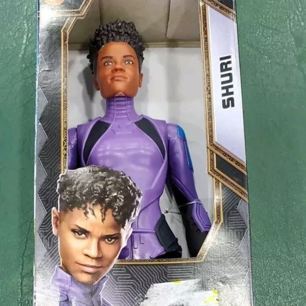 Marvel Black Panther Wakanda Forever Shuri Action Figure Titan Hero Series-NEW